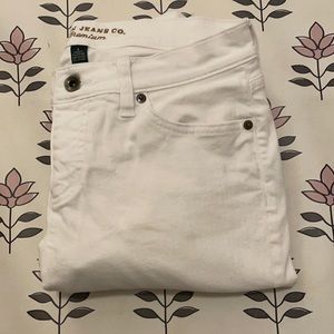 Ralph Lauren White Modern Skinny Jeans